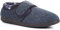 Pavers Anti-Bacterial Touch-Fasten Slippers - Navy Size 12