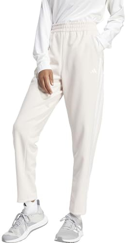 adidas Women's AEROREADY Train Essentials 3-Stripes Pants Hose, Putty Mauve, XS