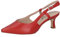 CAPRICE Damen Slingpumps aus Leder Spitz, Rot (Red Nappa), 38.5 EU