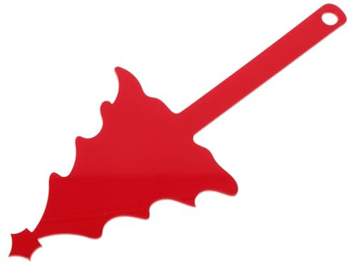 OFFSCH Ski Hund Weihnachtsbaum Acryl Flagge rot Mailbox Ersatz festliche Yard keine Hardware