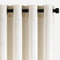 Topfinel Tende Per Interni Oscuranti Lino Tenda Camera Da Letto Bambini a Pannello con Occhielli in Voile Spessa Tenda Semitrasparente per Poggiorno da Letto Ufficio Naturale 2 Pezzi 140 x 260 cm