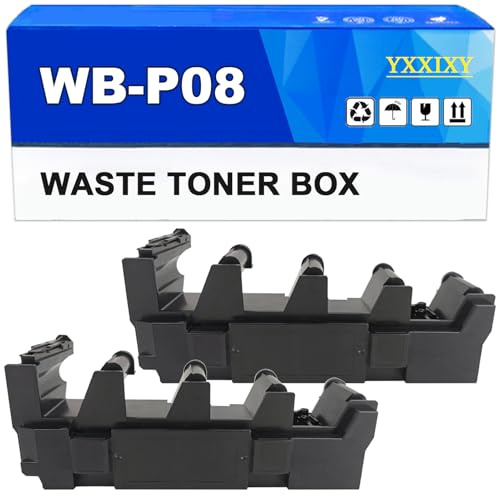 YXXIXY WBP08 WB-P08 Caja De Tóner Residual Compatible para Konica Minolta Bizhub C3300i C3320i C3350i C4000i C4050i Impresora ACDN0Y1 2-Pack