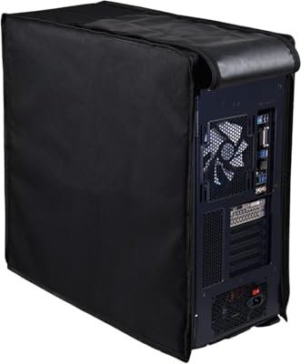 Zunetsutock PC Dammtätt skyddsfodral - slitstarkt tygskydd | Fullt fodral med vattentät dragkedja, andningsbart CPU-skydd för stationär dator skydd mot kontorsdamm