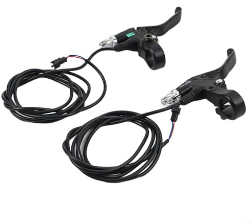 Leva del freno, 1 paio di freni meccanici elettrici 49PDD per E-bike con funzione di spegnimento, apertura corta per modelli compatibili con Wuxing, appassionati di ciclismo