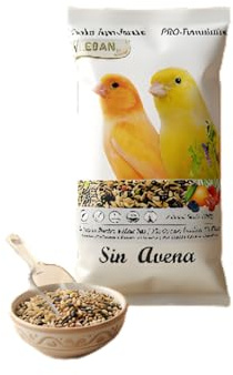 Alimento Completo para Canarios Sin Avena, Mezcla de Semillas Seleccionadas, 900 g
