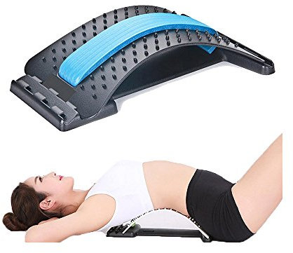 Masseurs pour le dos, Magic Fitness Équipement de Stretch Soutien, Etirement Lombaire Relaxation Mate, Civière Appareil, Get Tension Musculaire