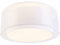 Qazqa - Moderne Deckenleuchte I Deckenlampe I Lampe I Leuchte weiß 50 cm 3-flammig - Drum mit Schirm Duo I Wohnzimmer I Schlafzimmer - Textil Zylinder - LED geeignet E14