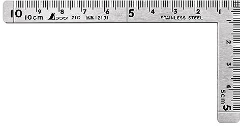 Shinwa 12101 - Escuadra de carpintero (100 x 50 mm)