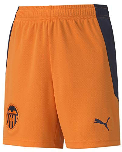 Puma 75748003 Pantalones Cortos Valencia CF Segunda Equipación 2020-2021 para Niños, Unisex, Vibrant Orange, 152