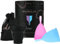 Edicare, Menstruationstasse, Menstrual Cup, Enthält zwei Tassen, 1 Sterilisator und 1 Tragetasche, Medizinisches Silikon, Weich, 100% Sicher (Special Edition, L)