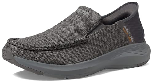 Skechers Men's Hands-Free Slip-ins Parson Ralven Sneaker, Gris, 45 EU