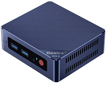 Beelink MINI-S12 Mini PC, 12th Generation Intel Alder Lake N95 3.4GHz Processor Mini Computer Win11 Home,16G DDR4 RAM 500GB SSD Mini Business Desktop PC, 4K Dual Display HDMI/USB3/2.5G LAN