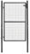 IDMarket - Gartentor 105 x 150 cm aus Stahl anthrazit mit Schloss und Griff