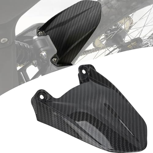 Parafango posteriore per moto, motivo in fibra di carbonio