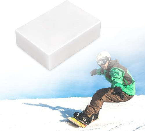 lasuroa Ski and Snowboard Wax, 3.07x2.09x0.91in All Temperature Snowboard Wax Scraper Universal Ski Care Racing Wax Kit Snow Wax Ski Snowboard Accessories for Protecting Ski and Snowboard