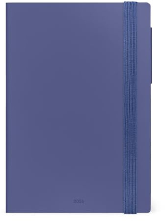 Legami - Medium veckoplanerare med anteckningsbok 2026, Future Dusk, 12 månader, elastisk stängning, dagbok från januari 2026 till december 2026, tillverkat av FSC-certifierat papper, 12 x 18 cm