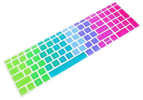 Mikinona Protecteur De Clavier Silicone Compatible avec HP Housse De Protection pour Clavier Anti-poussière Et Anti-éclaboussures Lavable Et Réutilisable