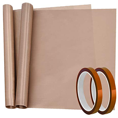 selizo Heat Tape High Temp Tape and Teflon Sheet for Vinyl Heat Press, Sublimation Heat Resistant