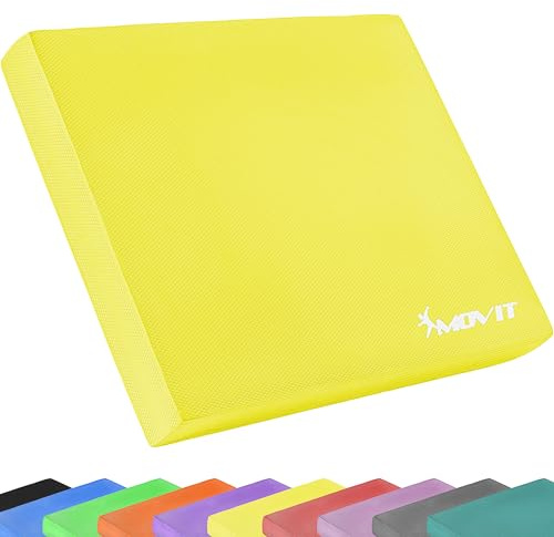 MOVIT Balance Pad DYNAMIC BASE, 50 x 40 x 6 cm, Farbwahl: 10 Farben, Gelb