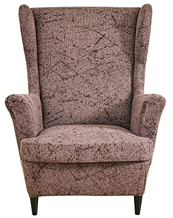 CHNSHOME Fundas de sillón orejero elástica 1 Plaza Funda para sillas de Orejas 2 Piezas Cubre Sillón Fundas para sillas con Respaldo de alas