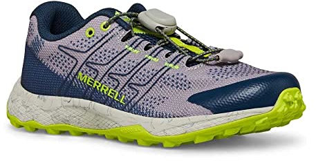 Merrell Moab Flight Low A/C, Sneaker, Grey/Navy/Citron,