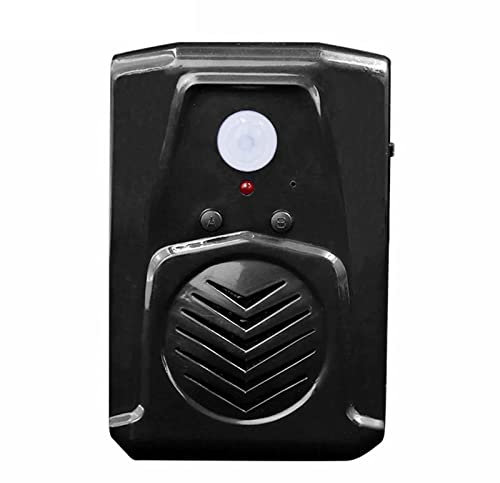 WMLBK PIR Infrared Motion Sensor Activated Audio Recordable Player Download MP3 Files Freely for Shop Store Factory Supermarket Entry Greeting Alarm, Music or Sound Effects (Black)