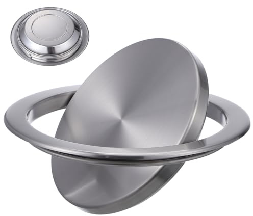 Angoily Recessed Counter Top Trash can Lid 403 Stainless Steel Silver