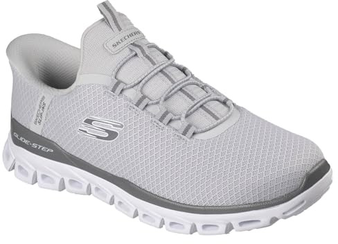 Skechers Men's Glide-Step Noxus Hands Free Slip-in Sneaker,Charcoal,9.5