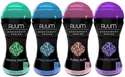 RUUM Wäscheparfüm Duftperlen Mix Paket, 4x 210g