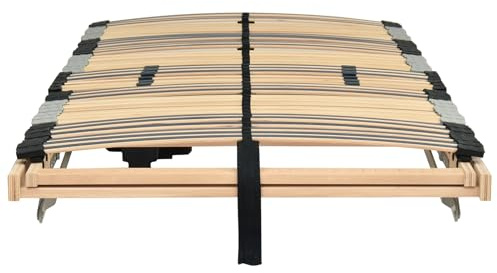 Rantry Electric Slatted Bed Base - Unbelievable Comfort, 7-Zone Support, Brown, Rectangular, Indoor Use, No Cover Included