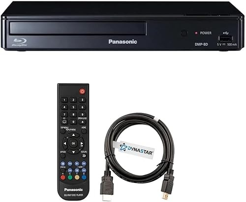 Region Free Blu-ray Player Compatible with Panasonic DMPBD Blu-ray and DVD player region free zone free Bundle With 6FT HDMI