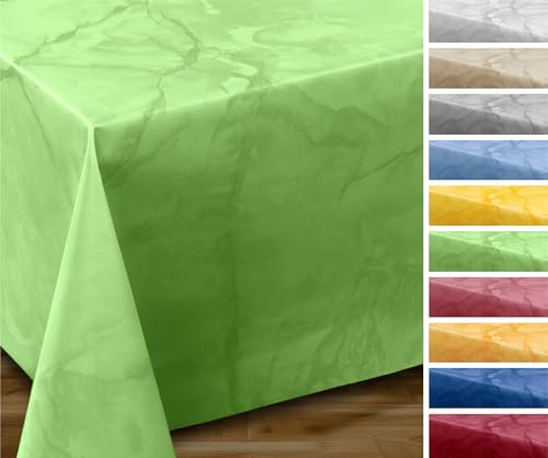 BEAUTEX Wachstuchtischdecke Marmor eckig 140x120 abwaschbar fleckabweisend