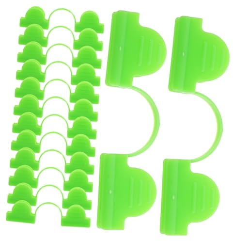 BESPORTBLE 50stücke Gewächshausklammern Aus Kunststoff Winddichte Befestigungsklammern Für Gewächshausfolie Schnelle Und Einfache Mit Doppelkopf-konstruktion