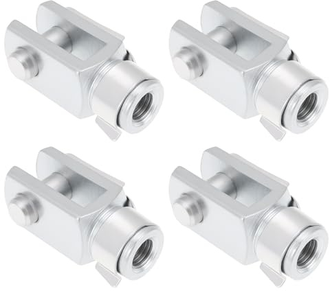 eMagTech 4Pcs 5/16UNF Quick Release Clevis with Spring Pin Air Cylinder Rod Clevis 42mm Length