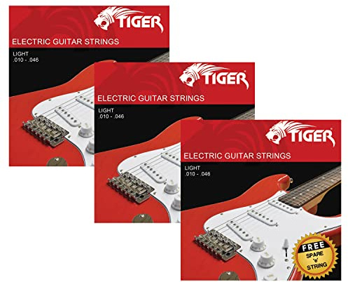 TIGER Chitarra Elettrica, Confezione da 3 Luci (10. 46) Set