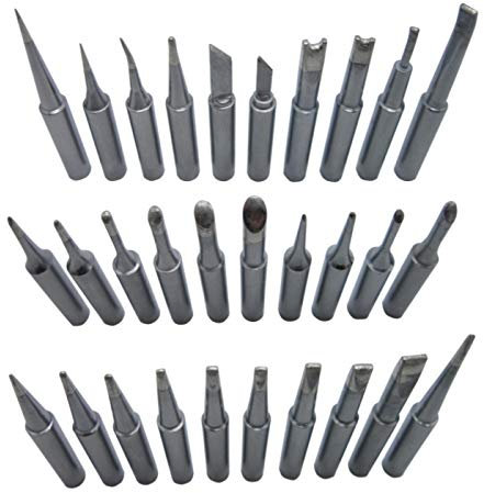 30 Stück Lötspitzen 900M für 936, 937, 888D, 907, FX-600, M12SI-0, 64-053, 936/936B, 3020/3020-XTS, 909, 878AD, 853d Lötkolben Lötkolbentip