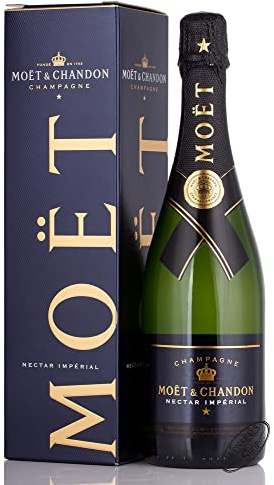 Moët & Chandon Nectar Impérial Champagne in Geschenkverpackung (1 x 0.75 l)
