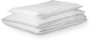 Ehrenkind® Kinder-Steppbetten-Set Kochfest | Kinder-Decke + Kissen | Standard 100 by Oeko-TEX | Decke 100x135 cm Kissen 40x60 cm