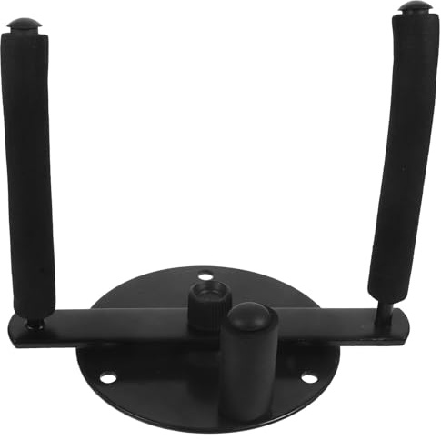 PRETYZOOM Trumpet Display Hanger Holder Nero 6X5X4 Pollici Montaggio a Parete Supporto per Strumento Musicale Salvaspazio per Casa e Studio