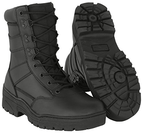 Delta Patrol Boot, Full Leather, Black