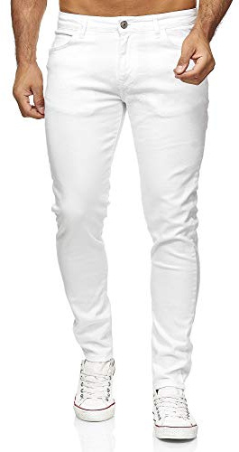 Pantalon Homme Jeans Colored Denim Coton Slim Fit