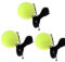 COJJ 3er Tennisball Mit String Tennis Trainer Ersatzball Ausrüstung
