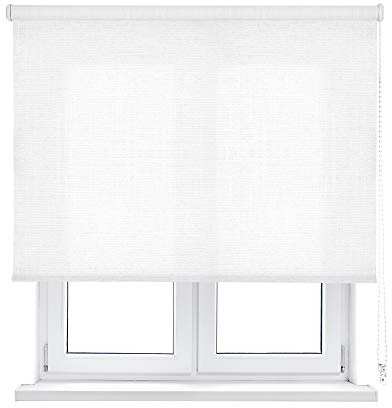 VIEWTEX | Store Enrouleur tamisant Shape Blanc 200 X 250cm | Stores pour fenêtres et Portes| Fabriqué en Europe | 5 Ans de Garantie