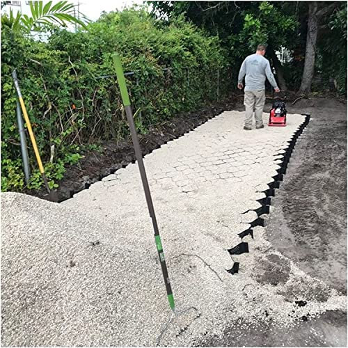 SAFWELAU Pavimentación de Arena Geocelda Red de Suelo de Grava para el Control de la erosión/muros de contención, La Almohadilla de la Base del Camino de la pavimentadora, 5 cm de Altura