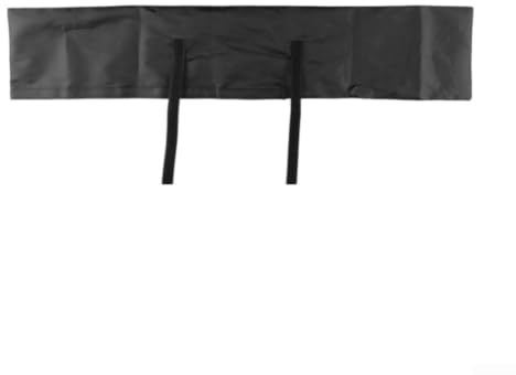 Cubierta para manillar de bicicleta, cubierta antipolvo impermeable de nailon 210D, cubierta protectora para almacenamiento de ciclismo, garaje, exterior, negro, 82 x 17 cm