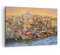 Wandbilder Dekoration Wohnzimmer Farben Stadt Türkei Bilder auf Leinwand 120x80cm Leinwandbild Schlafzimmer Küche Deko Wand Kunstdruck Art Groß XXL Wanddeko Bild Wall Decor Canvas AA120x80-4987