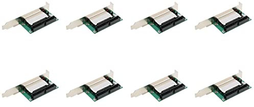 ISTOVO 8X 40-Pin Cf Kompakt Karte für zu 3,5 IDE Konverter Adapter Pci Klammerrückwand