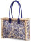 CORIOS Women Canvas Handbag Ethnic Style Tote Bag Retro Shoulder Bag with Tassels Summer Beach Bag Large Capacity Hobo Bag Bohemian Top Handle Bag for Vacation Beach Travel Daily Use Mehrfarbig F