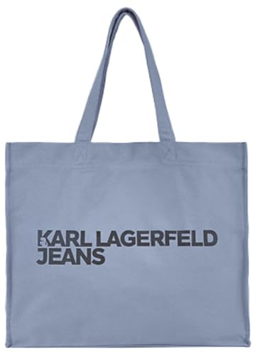 KARL LAGERFELD JEANS, Damen, Essential Logo Shopper, Blau, One size
