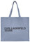 KARL LAGERFELD JEANS Damen Essential Logo Shopper Blau, One size